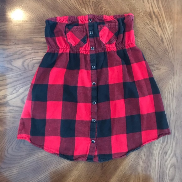 Strapless empire waist blouse - Picture 1 of 4